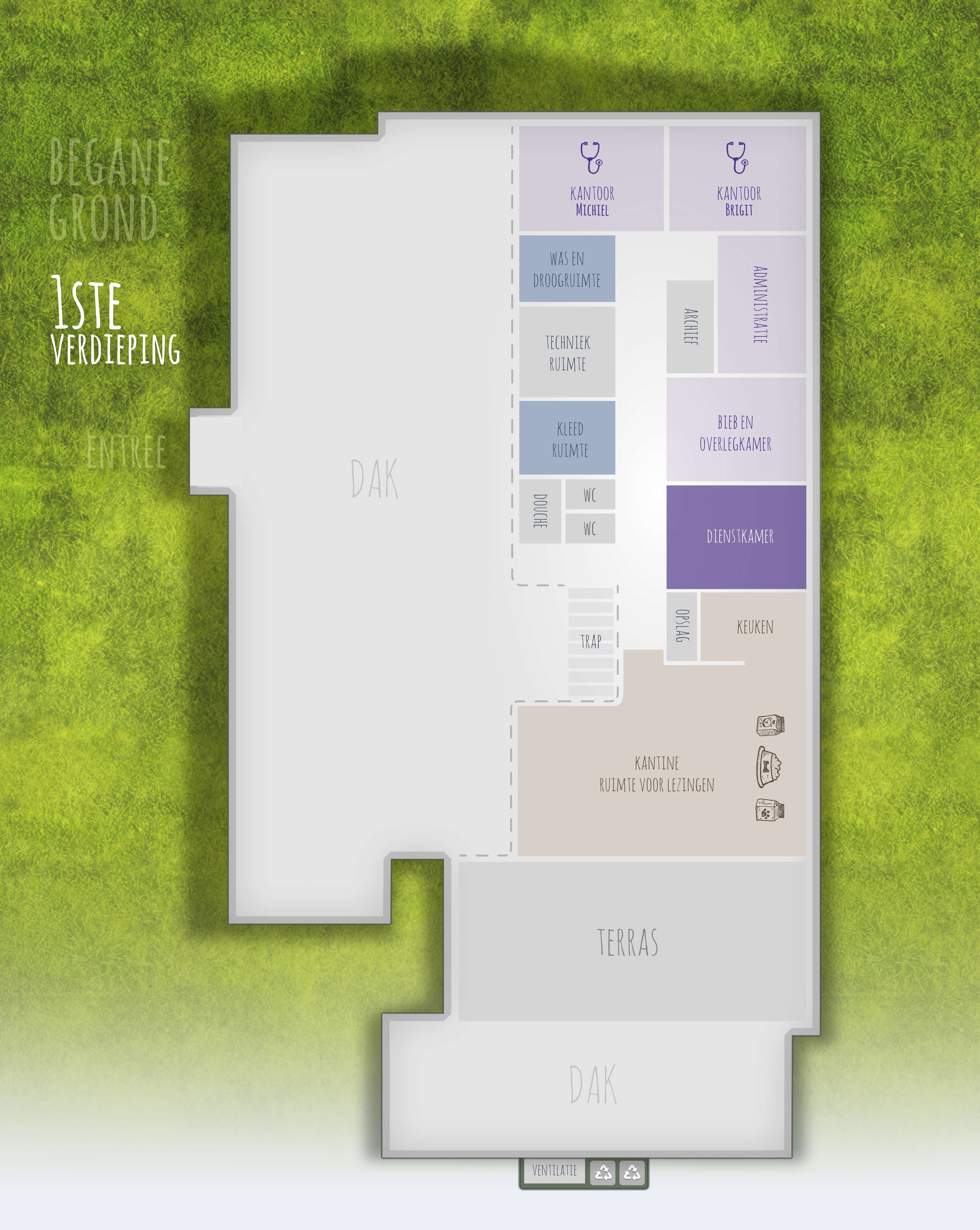 Plattegrond 1ste verdieping